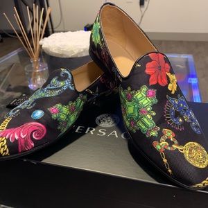 Versace Mens SS19’ chain reaction’ loafers